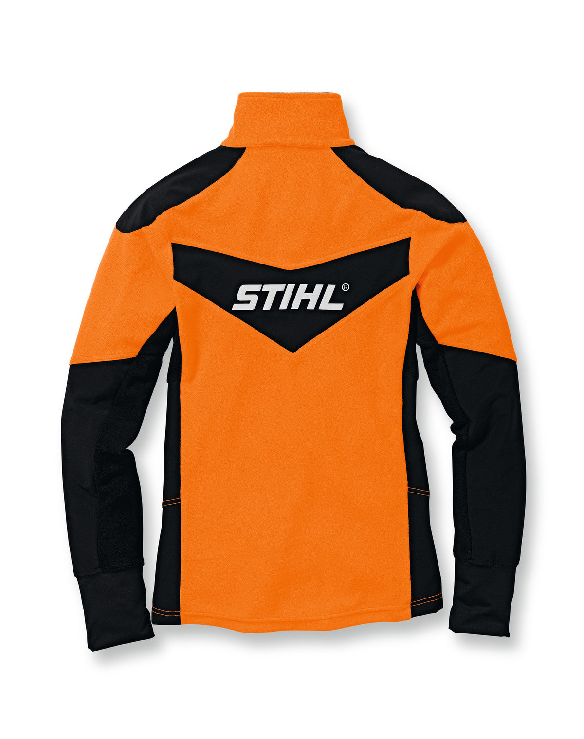 STIHL kurtka polarowa DYNAMIC, rozmiar S (pomarańcz ostrzegawcza/czarna) - zdjęcie 2