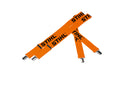 STIHL szelki pomarańczowe z metalowymi klipsami L/XL 130 cm