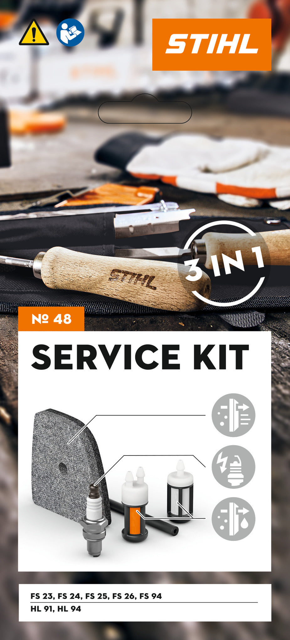STIHL zestaw serwisowy 48 do kos spalinowych i nożyc do żywopłotu - zdjęcie 2