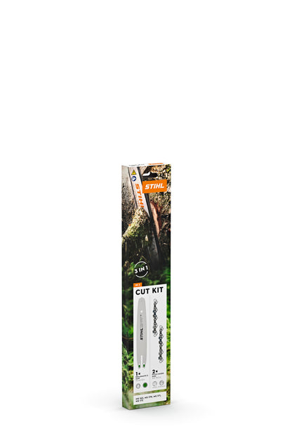 STIHL zestaw tnący Cut Kit 2 do MS 162/170/171/172, prowadnica 30 cm + 2 łańcuchy 3/8" P PM3 1,1 mm - zdjęcie 2