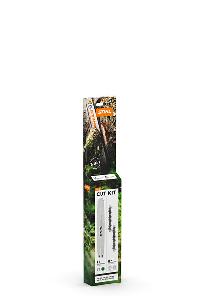 STIHL zestaw tnący Cut Kit 4, Rollomatic E 35 cm + 2x łańcuch PM3 3/8" P 1,3 mm - zdjęcie 2