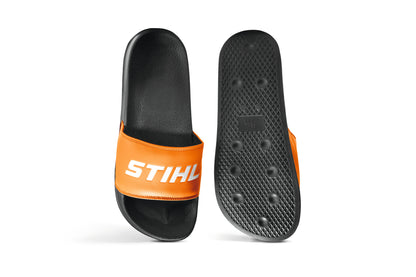 STIHL klapki unisex czarno‑pomarańczowe, rozmiar 44–45 - zdjęcie 2