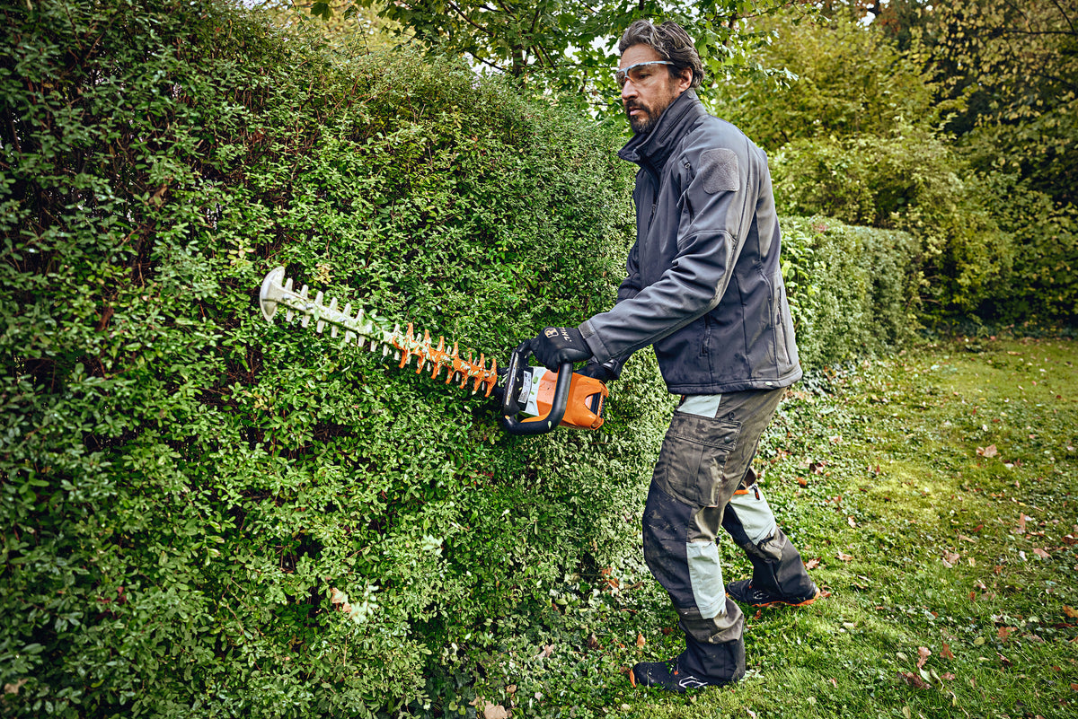 STIHL spodnie ochronne do nożyc do żywopłotu MultiProtect HS, rozmiar XS - zdjęcie 3