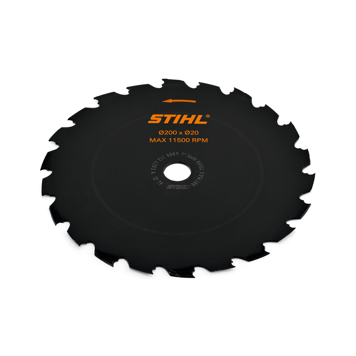 STIHL tarcza do wykaszarki WoodCut, ząb dłutowy High-Performance, 200 mm / 22 zęby / otwór 20 mm
