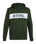 STIHL bluza z kapturem COLORBLOCK SLEEVE – zielona, rozmiar S