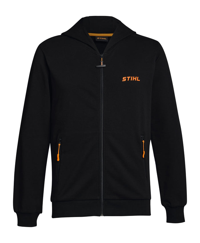 STIHL bluza z kapturem rozpinana czarna, rozmiar XL