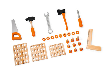 STIHL drewniany warsztat dla dzieci z narzędziami - zdjęcie 5
