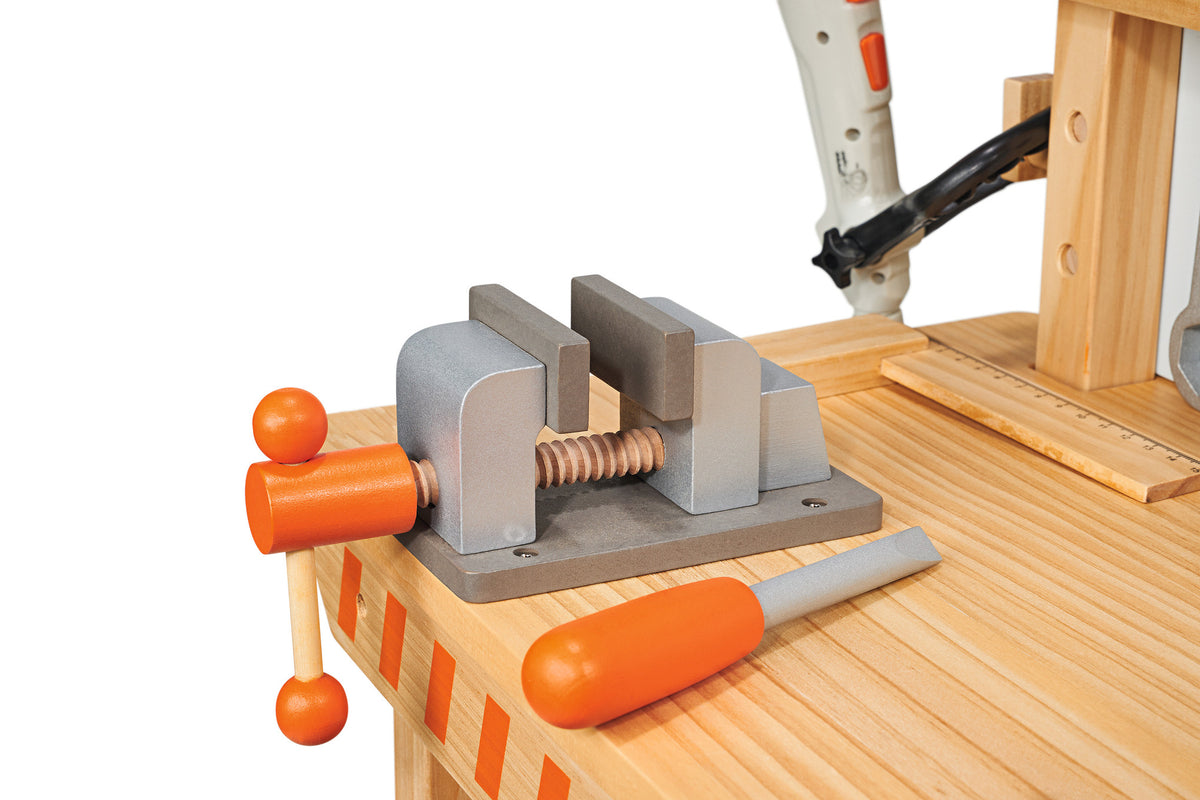 STIHL drewniany warsztat dla dzieci z narzędziami - zdjęcie 4