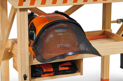 STIHL drewniany warsztat dla dzieci z narzędziami - zdjęcie 6