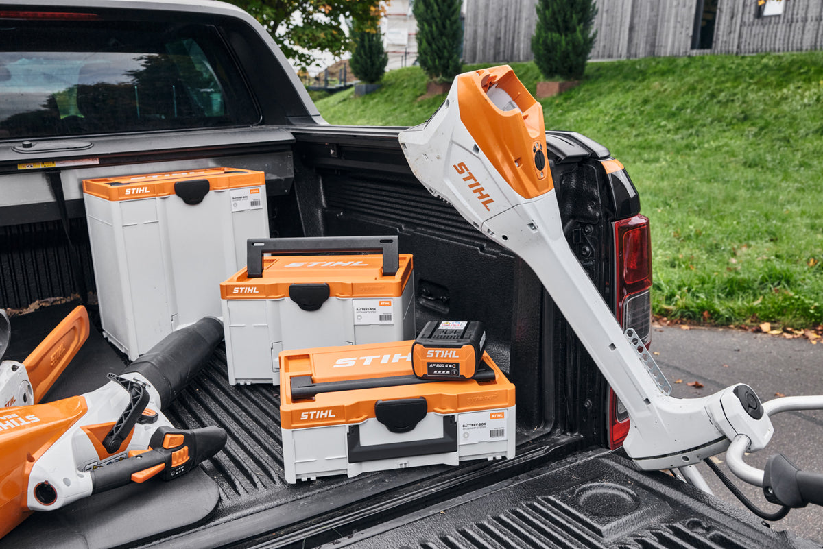 STIHL skrzynia na akumulatory Systainer³ rozmiar S z 2x AP 200 S i ładowarką AL 301 - zdjęcie 2