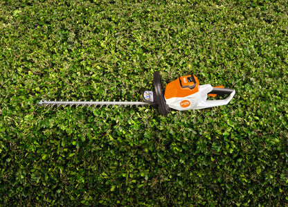 STIHL nożyce do żywopłotu akumulatorowe HSA 50, długość cięcia 50 cm (bez akumulatora i ładowarki) - zdjęcie 4
